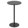 Ronde bistrotafel 101,5 cm bartafel omvormbaar tot 56 cm salontafel hoge pubtafel metalen onderstel voor bar eetkamer restaurant 2