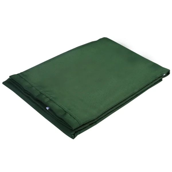 Schommel vervangingsluifel waterdichte afdekking voor buiten tuin patio veranda binnenplaat 191 x 132cm groen 1