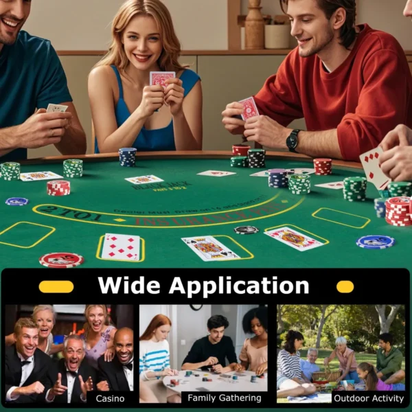 Set texas hold'em pokerchips 400 casino pokerchips 2 decks kaarten dealerchip 5 dobbelstenen vilten mat aluminium koffer voor familieavonden 7