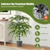Set van 2 kunstplanten 100 cm kunstboom met pot stammen en verstelbare takken kunstplant voor thuis kantoor bamboedecoratie 3