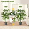 Set van 2 kunstplanten 100 cm kunstboom met pot stammen en verstelbare takken kunstplant voor thuis kantoor bamboedecoratie 4