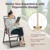 Set van 2 opvouwbare stoelen voor buiten met armleuningen en rugleuning driehoekig frame terrasstoel stoelenset voor kamperen 3