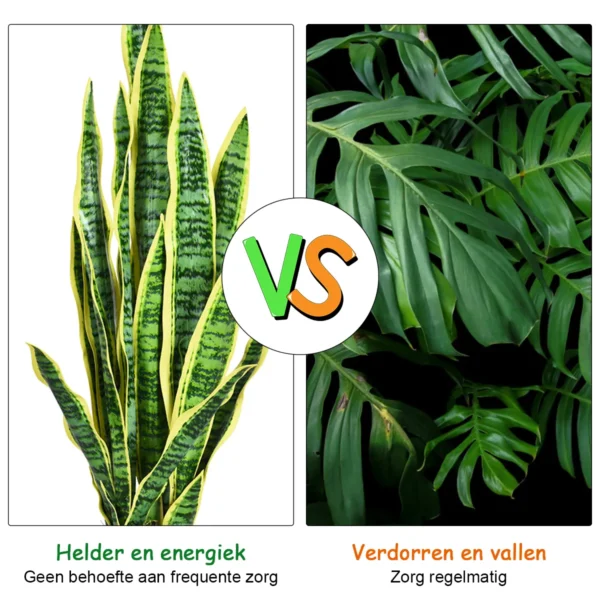 Snake kunstplant met stevige pot nep agave kunstplant voor thuis & kantoor 90cm geel 5
