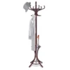 Staande kapstok hout 12 haken home hoed jas hanger boom 12 met paraplu houder kapstok bruin 3