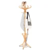 Staande kapstok hout 12 haken home hoed jas hanger boom 12 met paraplu houder kapstok nature 3