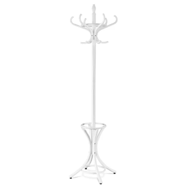 Staande kapstok hout 12 haken home hoed jas hanger boom 12 met paraplu houder kapstok wit 3