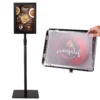 Stabiele informatiestandaard presentatie standaard reclamestandaard a4 posterstandaard met poster frame en bord zwart 1