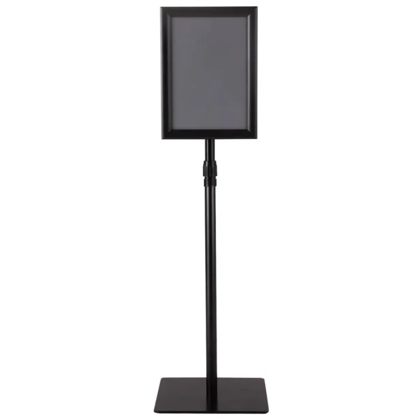 Stabiele informatiestandaard presentatie standaard reclamestandaard a4 posterstandaard met poster frame en bord zwart 3