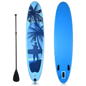 Sup board opblaasbaar stand up board paddle board blauw l 1