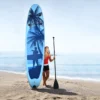Sup board opblaasbaar stand up board paddle board blauw l 3