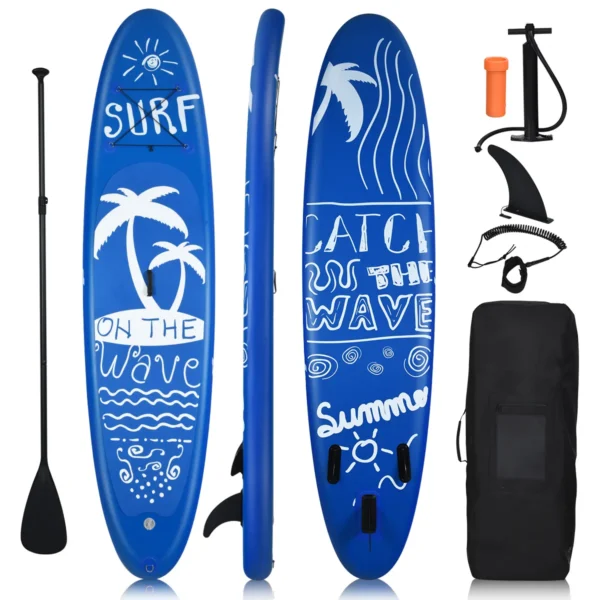 Sup board opblaasbaar stand up board paddle board navy l 1