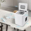 Tegenaanrecht ijsmaker ijsblokjesmachine met warmte isolatie 15 kg dagelijkse opbrengst 6 min snelle cyclus auto reinigen wit 2
