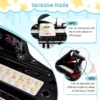 Toetsenbord voor kinderen 31 toetsen met kruk elektronisch pianotoetsenbord met microfoon led leer modus speelgoedpiano (zwart) 6