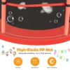 Trampoline voor kinderen kleuter trampoline met veilige bescherming net en spring pad binnen en buiten recreatieve trampoline rood 4