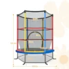 Trampoline voor kinderen kleuter trampoline met veilige bescherming net en spring pad binnen en buiten recreatieve trampoline veelkleurig 2