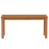 Tuinbank weerbestendig 2 zitsbank zonder rugleuning houten bank tot 150 kg parkbank van massief hout krukbank buiten 100 x 30 x 47 cm 2