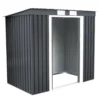 Tuinhuis voor gereedschap 213 x 173 x 130cm plaatstaal grijs 1