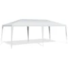 Tuinpaviljoen partytent tuintent paviljoen voor feesten activiteiten en camping wit (6 m x 3 m) 2