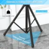Tv standaard in hoogte verstelbaar tv vloerstandaard voor 21 47 inch plasma/lcd/led tv & plat tot 35 kg draagbaar 450 x 100 mm zwart 4