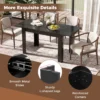 Uitschuifbare eettafel moderne keukentafel met verstelbaar blad l vormige poten ruimtebesparend industrieel eetkamermeubilair 6