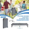 Veldbed campingbed tot 150 kg belastbaar klapbed ligbed campingbed eenpersoonsbed 191 x 56 x 31 cm grijs 5
