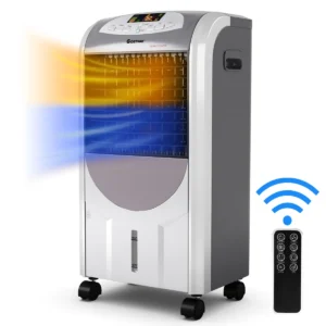 Ventilator verwarmer luchtkoeler airconditioner mobiele airconditioner 2000w warmte grijs 1