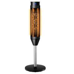 Ventilatorkachel elektrische kachel kachel oscillerende keramische toren kachel 28 x 28 x 85 cm zwart 1