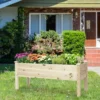 Verhoogd bed planter trog verhoogd fir bed verhoogd planter tuinset 120 x 43,5 x 51 cm 1