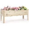 Verhoogd bed planter trog verhoogd fir bed verhoogd planter tuinset 120 x 43,5 x 51 cm 3