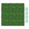 Verpakking van 12 kunstmatige buxuspanelen muurhaagpanelen 50 x 50 cm kunstmatige polyethyleen haag voor binnen buiten 1