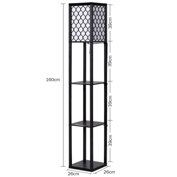 Vloerlamp plank moderne binnenverlichting met 3 level vloerlamp 160 x 26 x 26 cm 3