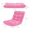 Vloerstoel opvouwbare luie bank lui tatami vloerkussen roze 3