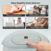 Voetbad elektrisch massageapparaat met watermassage voetmassageapparaat voetbad met pedicure puimsteen en rollen en massageknopen grijs 7