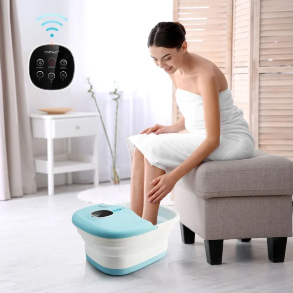 Voetbad massager opvouwbaar elektrisch voetbad verwarming 4