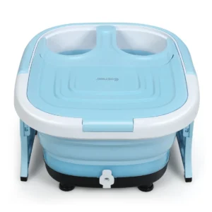 Voetbad massager opvouwbaar met afstandsbediening voetbad whirlpool 42 x 40 x 24 cm blauw 1