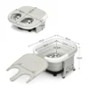 Voetbad massager voetbad whirlpool met regelbare verwarmingstemperatuur 42 x 40 x 24 cm grijs 2