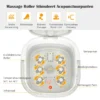 Voetbad massager voetbad whirlpool met regelbare verwarmingstemperatuur 42 x 40 x 24 cm grijs 3