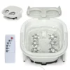 Voetbad massager voetbad whirlpool met regelbare verwarmingstemperatuur 42 x 40 x 24 cm grijs 4