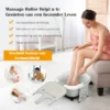 Voetbad massager voetbad whirlpool met regelbare verwarmingstemperatuur 42 x 40 x 24 cm grijs 6