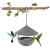 Vogelvoederhuis om op te hangen vogelvoederdispenser & vogelbad voor buiten 2 in 1 voederhuisje voor zaden of water 1