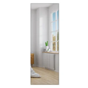 Wandspiegel 110 x 38 cm rechthoekige frameloze spiegel over de volledige lengte grote verticale of horizontale wandspiegel 1