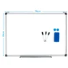 Whiteboard magneetbord schrijfbord wandbord memobord met aluminium frame (70x50 cm) 2