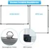 Whiteboard magneetbord schrijfbord wandbord memobord met aluminium frame (70x50 cm) 6