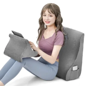 Wigkussenset verwijderbaar en wasbaar ergonomisch ontwerp nek/rug/been ondersteuning multi kinetisch combinatie kussen grijs 1