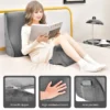 Wigkussenset verwijderbaar en wasbaar ergonomisch ontwerp nek/rug/been ondersteuning multi kinetisch combinatie kussen grijs 7