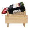 Wijnrek 36 flessen wijnrek met grote capaciteit houten wijnrek 63 x 28 x 85 cm 5