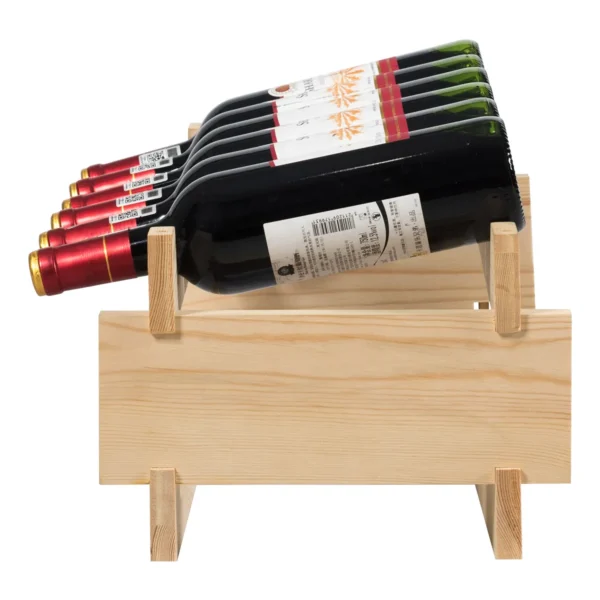 Wijnrek 36 flessen wijnrek met grote capaciteit houten wijnrek 63 x 28 x 85 cm 5