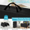 Zachte vloermat gymnastiekmat inklapbaar yogamat met klittenbandsluiting en 2 handgrepen 240 x 120 x 5 cm 4