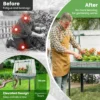 3 in 1 verhoogd tuinbed met kasafdekking en trellis metalen plantenbak op poten met drainagegaten voor klimplanten en bloemen 6