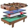 4 in 1 speeltafel tafelvoetbal biljart tafeltennis hockey complete accessoires meerdere speeltafels voor kinderen en volwassenen 1